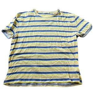 We the Free Free People Striped Lightweight Shirt Cuff Sleeve Size XS